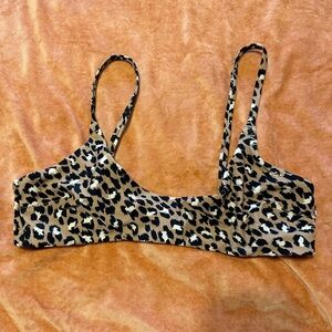 Aerie Animal Print swim top